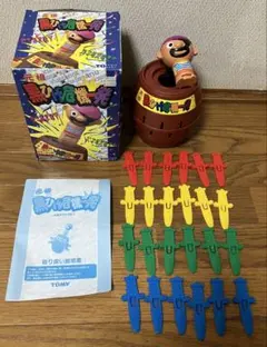 昭和玩具　黒ひげ危機一発 ゲーム トミー　ビンテージ 1975年 海賊刀剣 昭和玩具 黒ひげ危機一発 ゲーム トミー ビンテージ 1975年 海賊刀剣