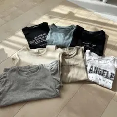 新品あり　春夏　女の子 Tシャツセット まとめ売り ほぼ120cm