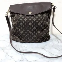 【極美品】russet ショルダーバック モノグラム ナイロン × レザー