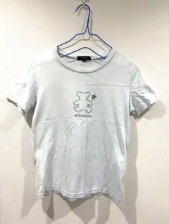 バーバリー ロンドン ラインストーン ベア Tシャツ 160A レディース S