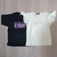 EAST BOY VACATION Tシャツ 黒・黄色