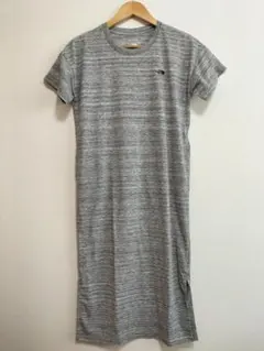 THE NORTH FACEザノースフェイス　半袖ロングワンピース　ロゴ刺繍　Mのサムネイル