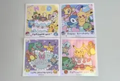 韓国限定 ポケモン 30周年 ステッカー ヒトカゲ ゼニガメ フシギダネ