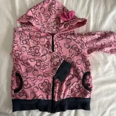 HELLO KITTY いちご柄パーカー size100