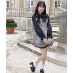 ロジータ ROJITA BIGリボンツイードセットアップ