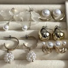 ファッションピアス　５種　まとめ売り