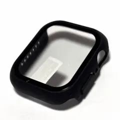 Apple Watch 40mm ケース ブラック 強化ガラス一体型 フルカバー