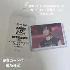 straykids チャンビン　dominATE 映画 入場特典 フォトカード