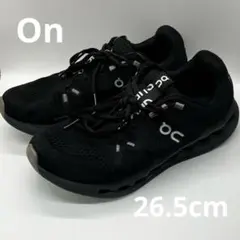 オン クラウドサーファー ランニングシューズ ブラック メンズ サイズ26.5