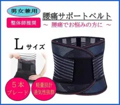 腰サポーター 腰痛ベルトＬサイズ 姿勢矯正 ヘルニア コルセット HN020