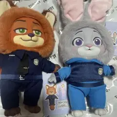ズートピア　TOPTOY トップトイ　ニック　ジュディ　ぬいぐるみ