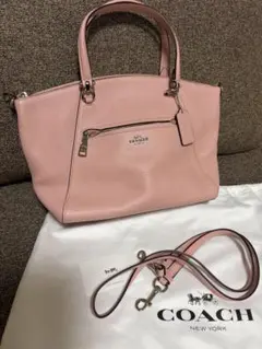 COACH 2way トートバッグ ダスティピンク◇ティーローズバッグチャーム 