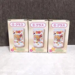 ハローキティ 1番くじ 一番くじ 当たりくじ ✿ 花柄グラス 3個セット