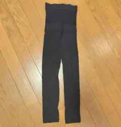 着圧レギンス かかとありタイプ 黒 Ｍ～Ｌサイズ