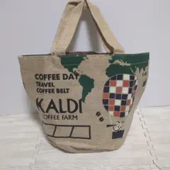 KALDI 地図と気球のトートバッグ カルディ ランチバッグ サブバッグ
