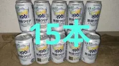 196無糖クリアレモン&ライム 350ml缶15本セット【-196℃サントリー】のサムネイル