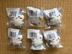 ハチワレだらけくじ ぬいぐるみバッジ 6点セットのサムネイル