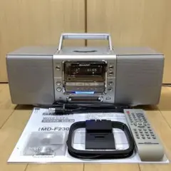 SHARP MD-F200 ポータブルコンポ　ジャンク SHARP MD-F200 ポータブルコンポ ジャンク - メルカリ