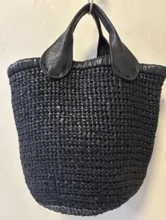極美品 ラドロー ジグザグショッピングバッグ トート オールレザー 濃 
