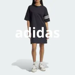 adidas NEUCLASSICS ワンピース ブラック M
