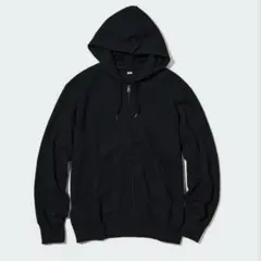UNIQLO スウェットフルジップパーカー XL ブラック