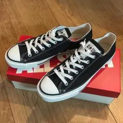新品　26　日本製　オールスター　ブラック　キャンバス　AS J OX　黒