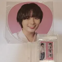 新品未開封 なにわ男子 大西流星 うちわ 1st love うちわ フォトカード