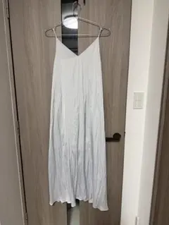 PLST ライトグレー キャミワンピース S