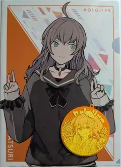 ホロライブ　 夏色まつり 　クリアファイル＆ラバーコースター