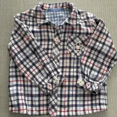familiar チェック柄シャツ90サイズ