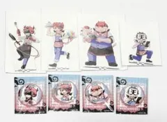 魔界の主役は我々だ！ アクリルスタンド 缶バッジ 8個セット アニメイトカフェ