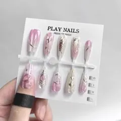 新品 花柄デザイン ネイルチップ 10個セット