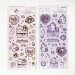 サンリオ　キラキラジュエルシール　シュガーバニーズ　チャーミーキティ