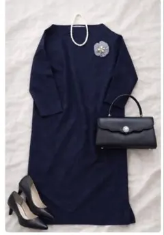 ⭐︎値下げ⭐︎新品　ロペピクニック　ワンピース　ジャージー　フォーマル　卒園式膝下