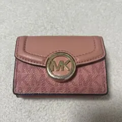 Michael Kors ピンク 三つ折り財布　レディース