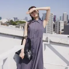 色んなシーンで❤️NATURAL BEAUTY BASIC ノースリーブワンピースのサムネイル