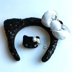 USJ ユニバ キティ カチューシャ リング セット