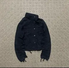 opium darkwear black short cargo jacket4