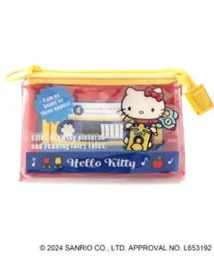 【新品】ハローキティ カセット風クリアポーチ ヴィンテージレトロ