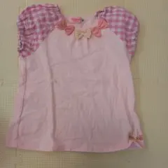 ミキハウス　ホットビスケッツ ピンクTシャツ100