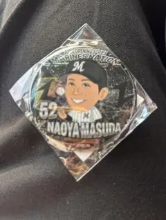 千葉ロッテマリーンズ　益田直也　缶バッジ