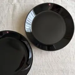 フィンランド製 未使用品 廃盤イッタラ ティーマ21cmプレート ブラック