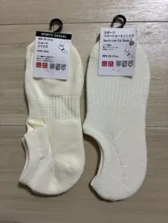 UNIQLO スポーツ ベリーショートソックス MEN 25-27cm