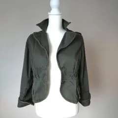 キリウオッチ　ミリタリージャケット　y2k 　カーキ　 オリーブグリーン　希少