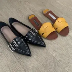 ZARA サンダル SHEINパンプス2点セットのサムネイル