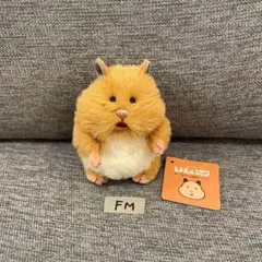新品★タグ付き はむにぎり みたらし りぶはあと　ハムスター　ぬいぐるみ　FMのサムネイル