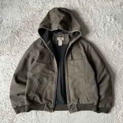 エルエルビーン 00s duck work jacket L khaki