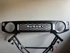 ジムニー グリル JB43 ジムニーシエラ フロントグリルカバー増設LED