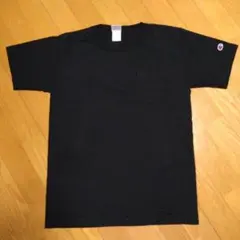 Champion T1011 Tシャツ S ブラック ポケT