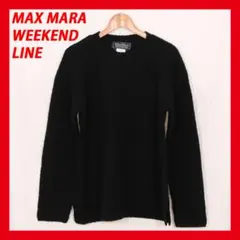 マックスマーラー ニット 長袖 黒 Mサイズ相当 レディース MAX MARA